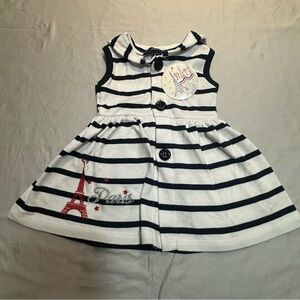 Striped Paris Kids Dress
